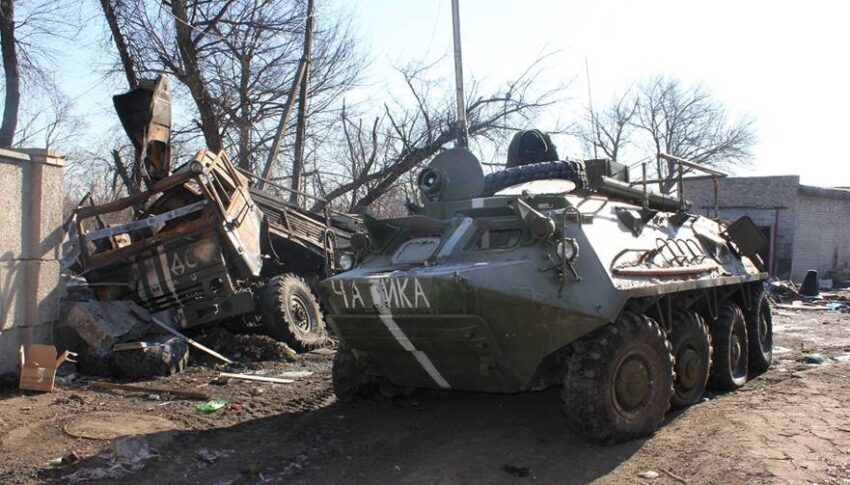 Під Києвом окупаційні російські війська бомбили один одного